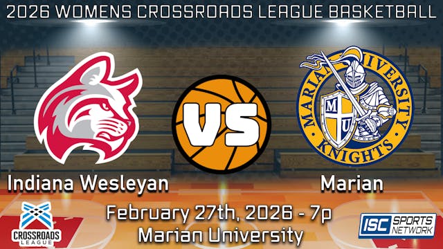 2026 WCBB Indiana Wesleyan at Marian