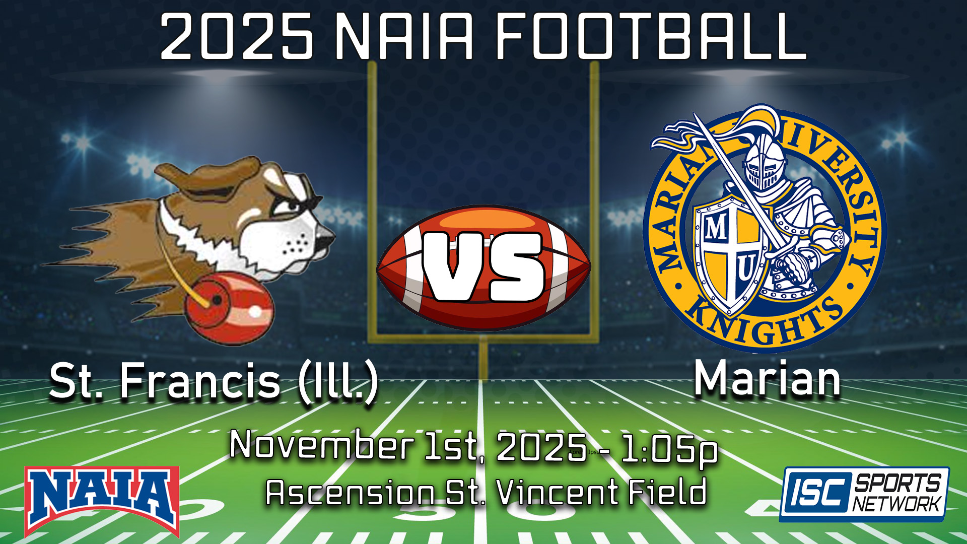 2025 FB St. Francis Illinois at Marian - 11/01