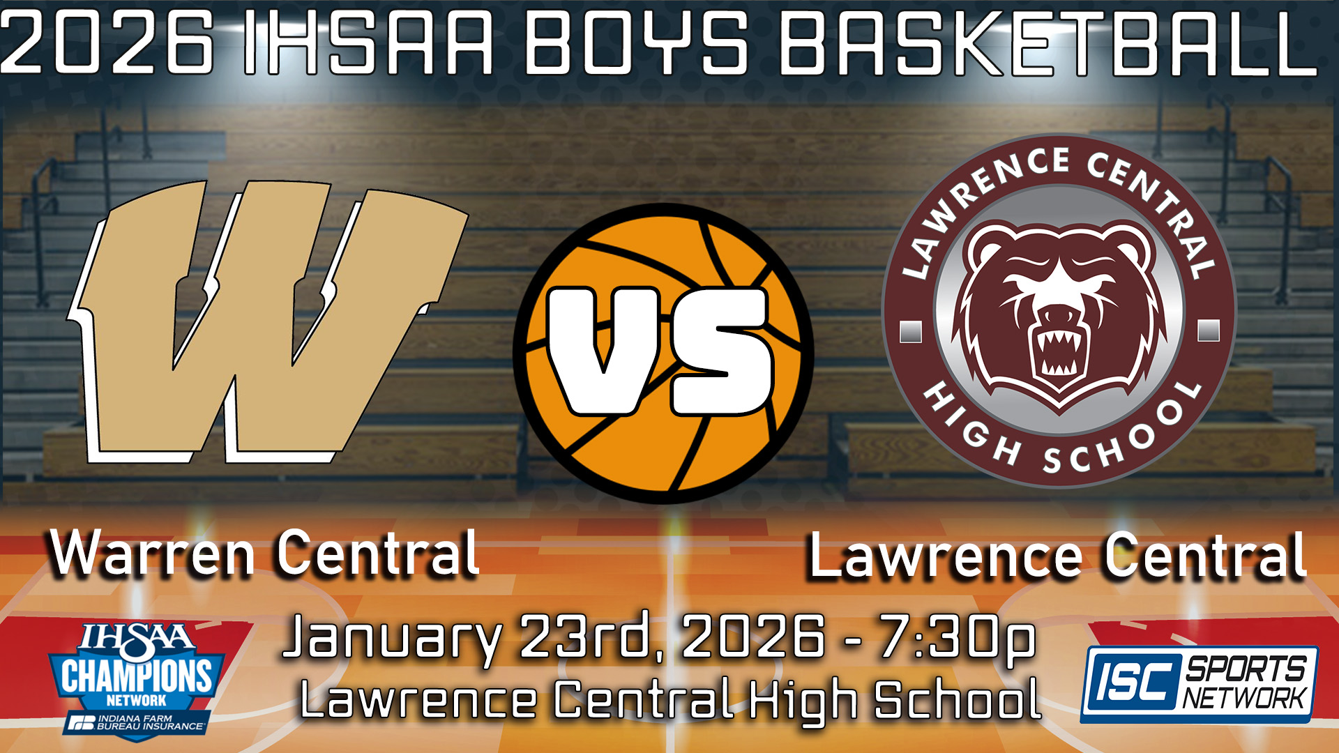 2026 BBB Warren Central at Lawrence Central - 01/23