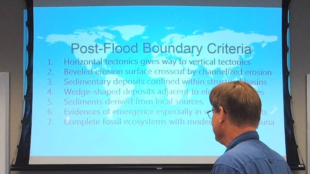 Geology: Flood - Post-Flood Boundary