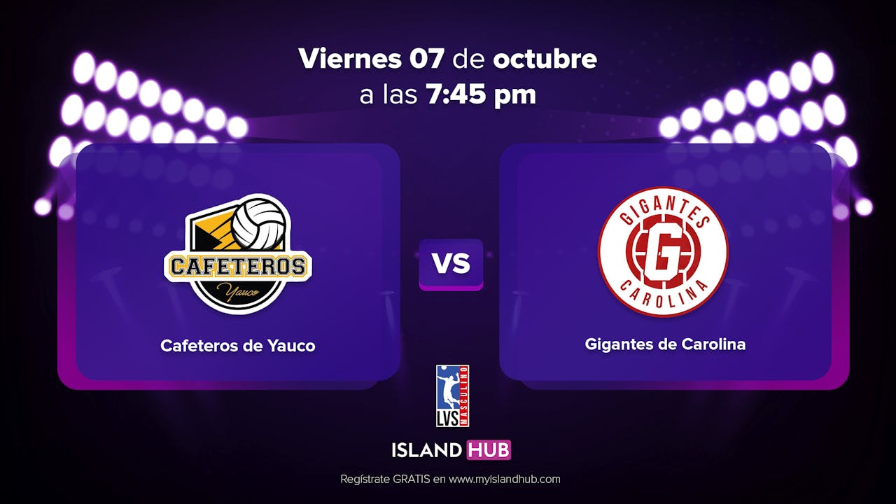 7 de Octubre - VOD - Cafeteros VS Gigantes