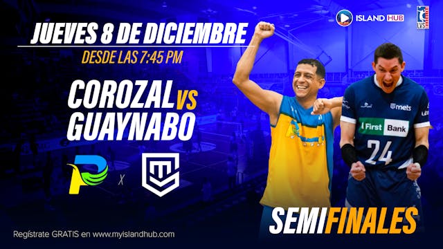 8 de Diciembre - VOD - Guaynabo VS Corozal