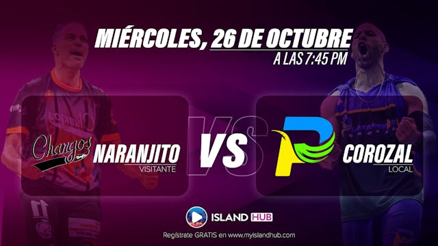 26 de Octubre - LIVE - Changos VS Plataneros