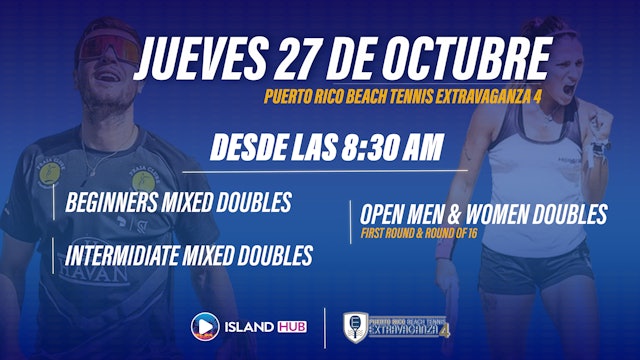 PR Beach Tennis Extravaganza 4 - 27 de Octubre, 2022
