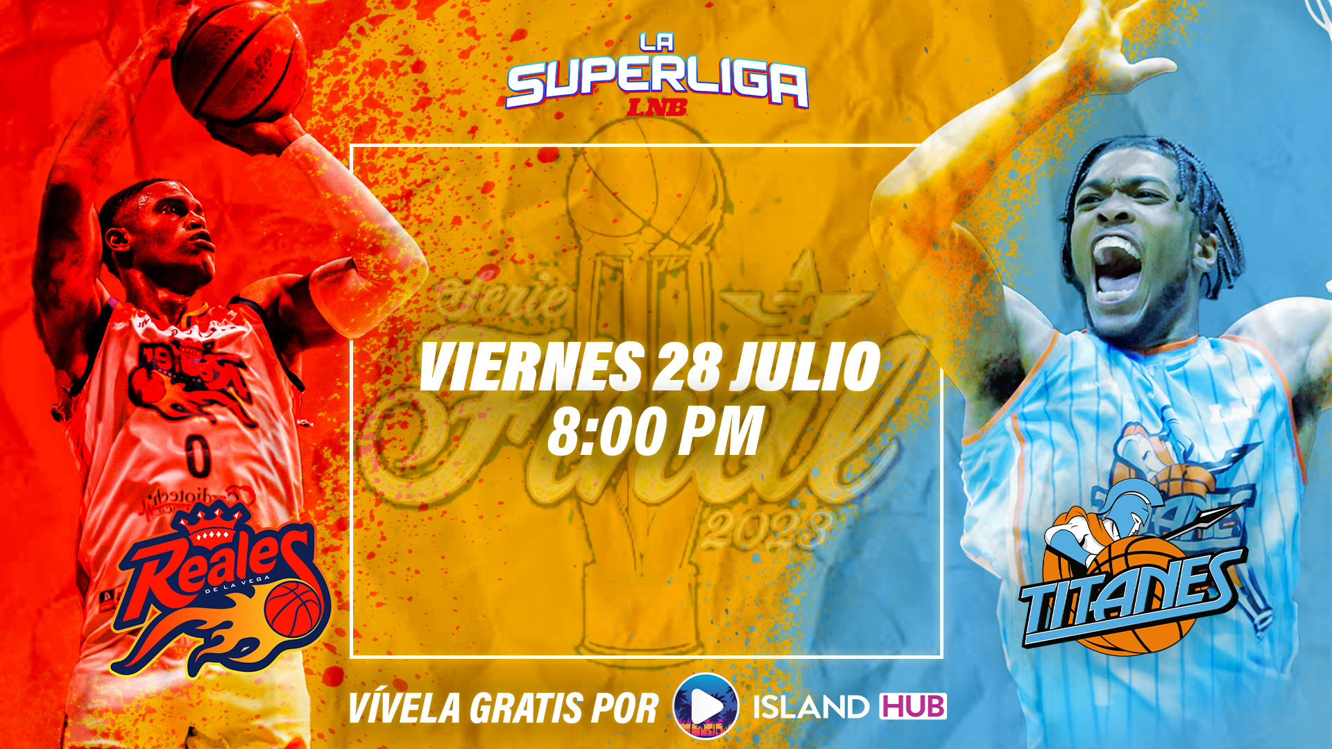 Finales LNB, Juego #4 - Reales de La Vega vs Titanes del Distrito (7:45pm)