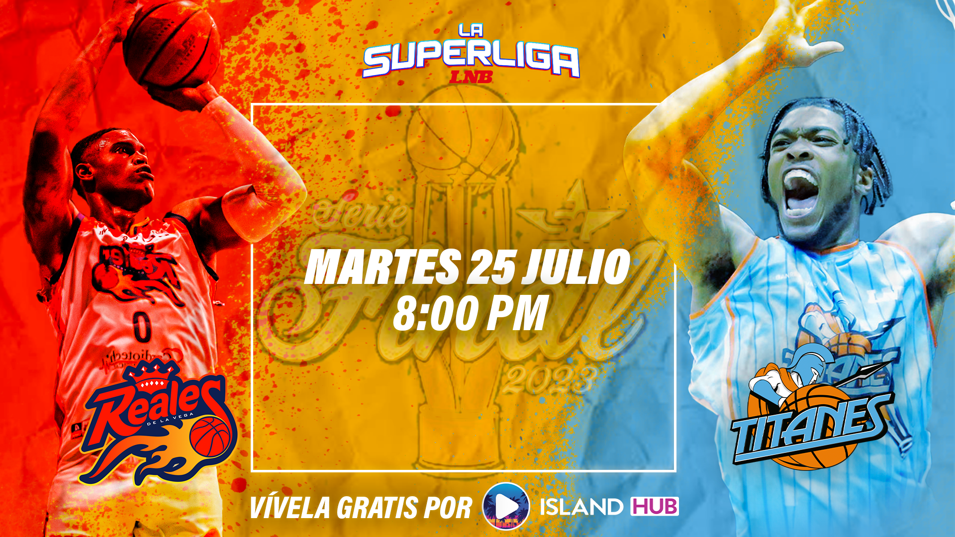 Finales LNB, Juego #2 - Reales de La Vega vs Titanes del Distrito (7:45pm)
