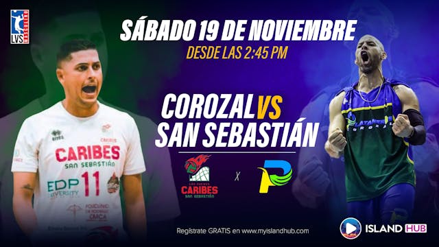 19 de Noviembre - VOD - San Sebastián VS Corozal