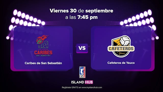 30 de Septiembre - LIVE - Caribes VS ...