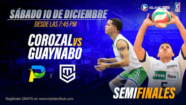 10 de Diciembre - LIVE - Corozal VS Guaynabo