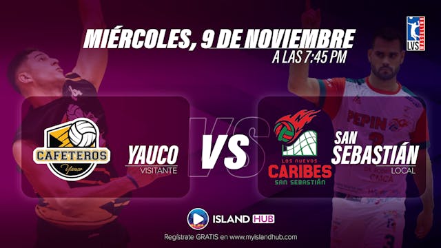 9 de Noviembre - LIVE - Cafeteros VS Caribes