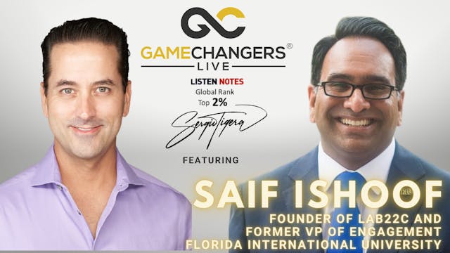 Saif Ishoof - Gamechangers LIVE®️