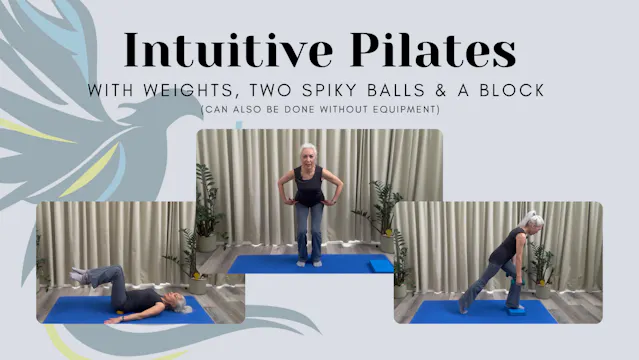 Intuitive Pilates with weights, two s...
