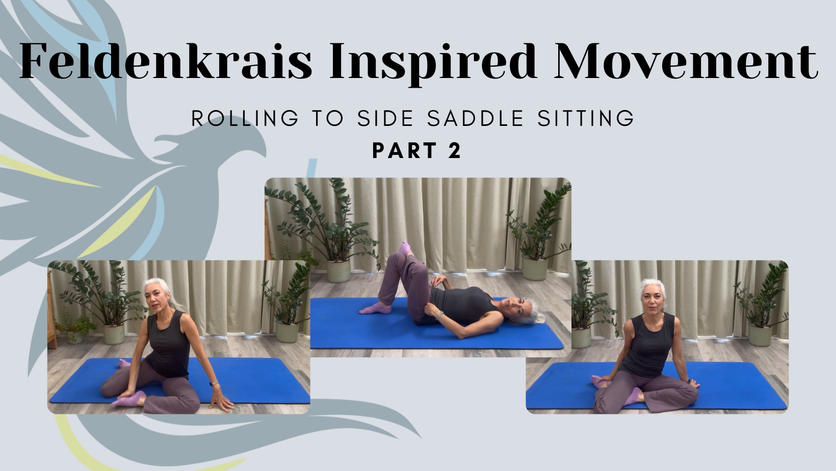 Feldenkrais Inspired Movement Rolling to Side Saddle: Part 2