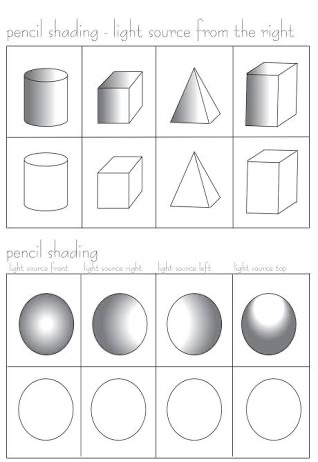 Shading Shapes Exercise