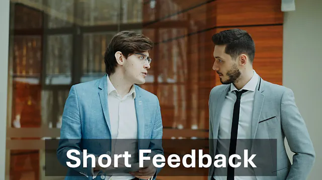 Feedback - Short Feedback