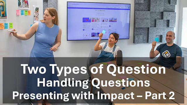 Handling Questions: Splitting into those of Understanding or Exploration