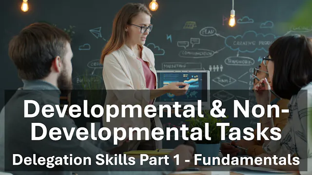 Developmental & Non-Developmental Tasks