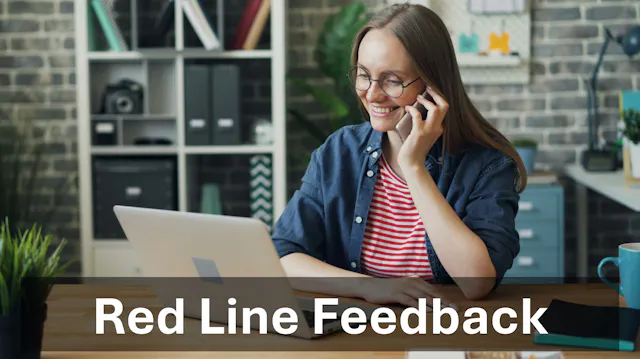 Feedback - Red Line Feedback