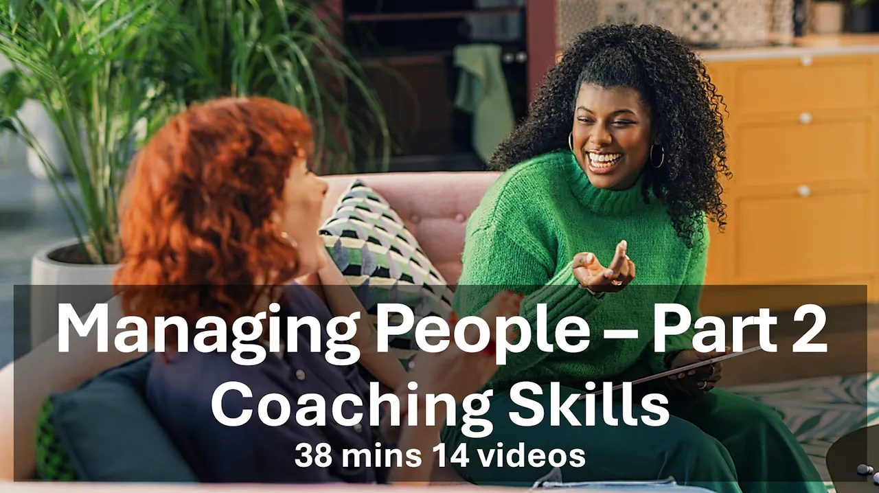 Managing People - Part 2 - Coaching Skills £49.99