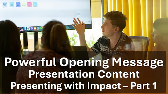 Presentation Content: Powerful Openin...