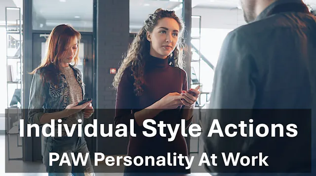 ITD Work Styles Model - Actions by Style