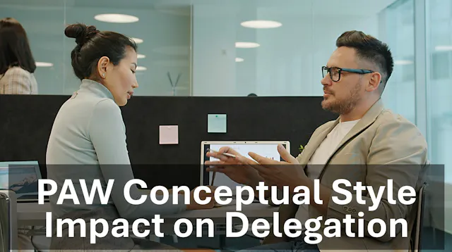 Conceptual Style - Impact on Delegation