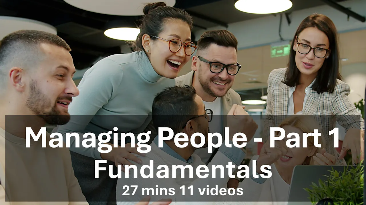 Managing People - Part 1 - Fundamentals £49.99