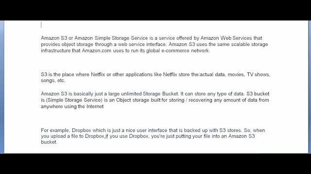 AWS Concepts 05 - Understanding S3