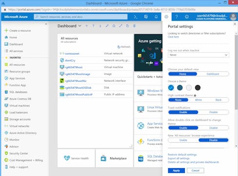 Azure Lab - Navigation