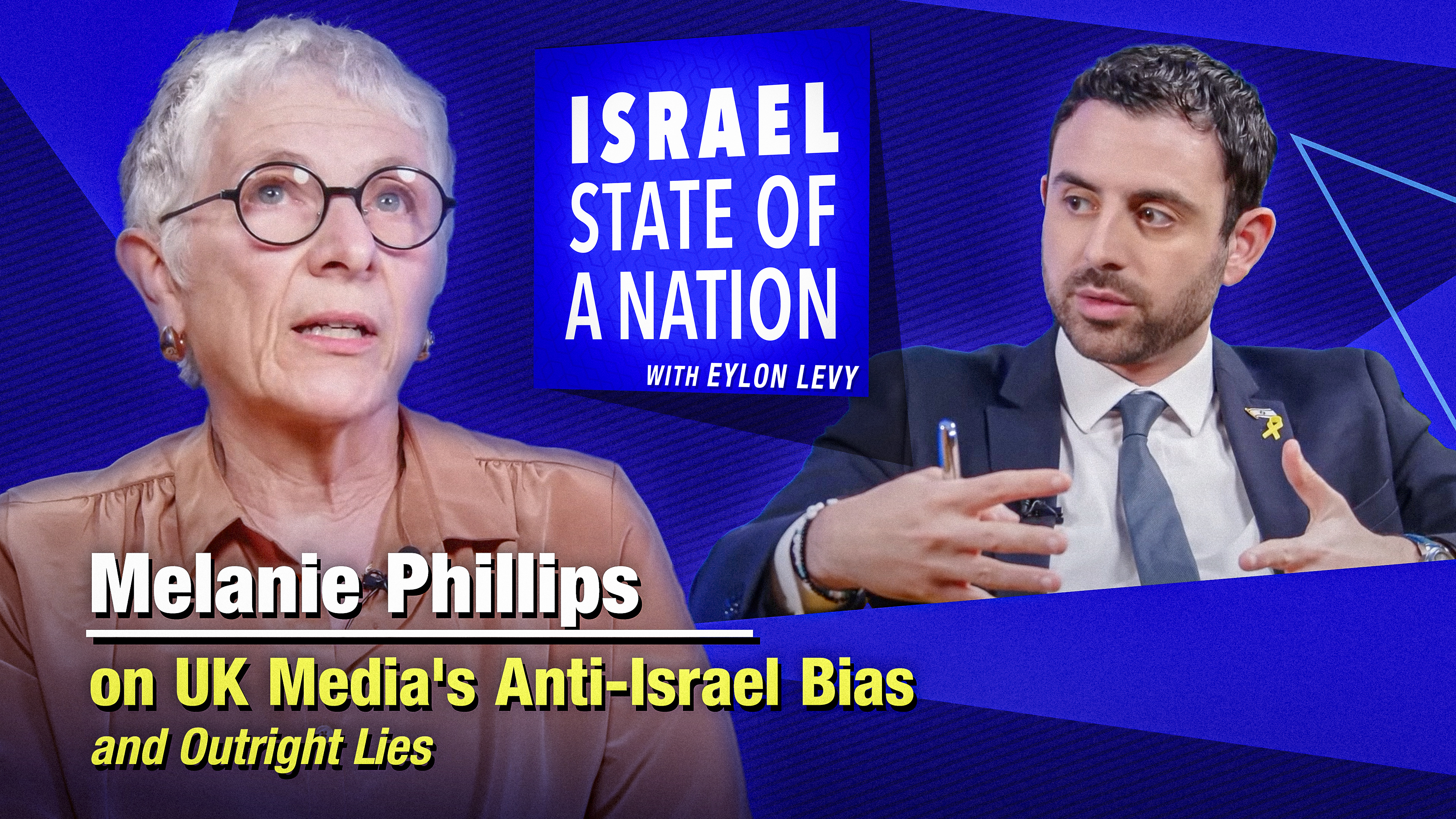 Eylon Levy –  Melanie Phillips on UK Media's Anti-Israel Bias and Outright Lies