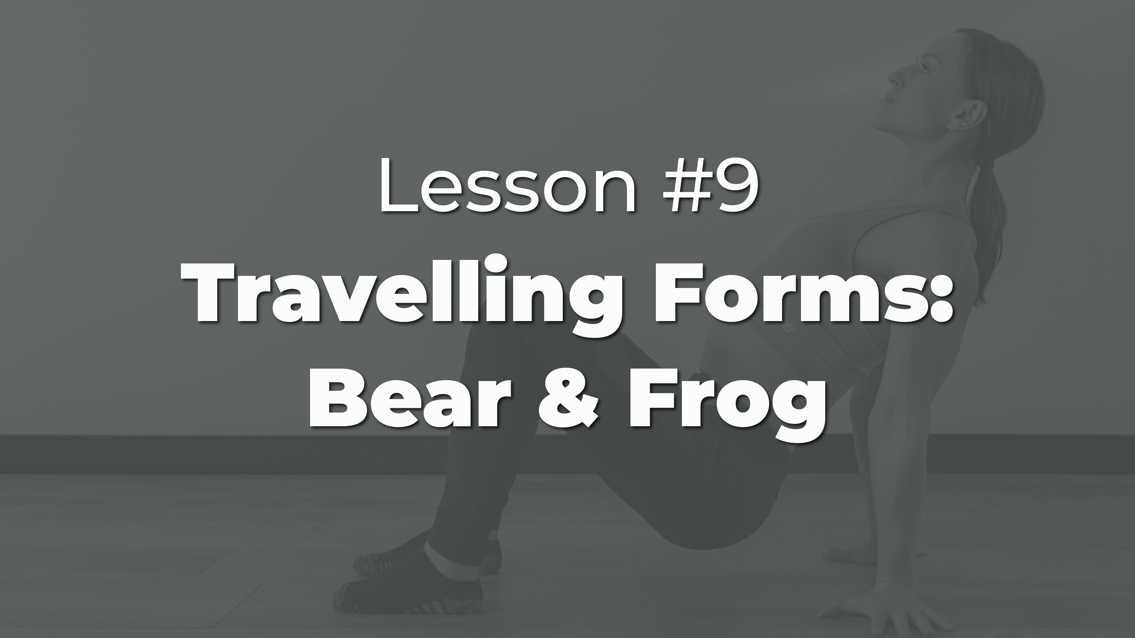 Lesson #9: Travelling Bear & Frog