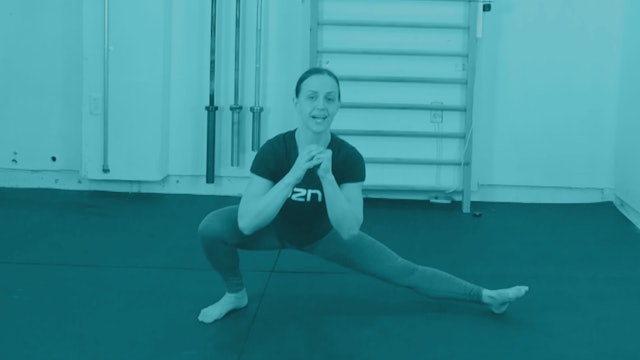 Combo: Sumo Squat + Twisting Lunge, Frogger & Cossak to Curtsy Squats