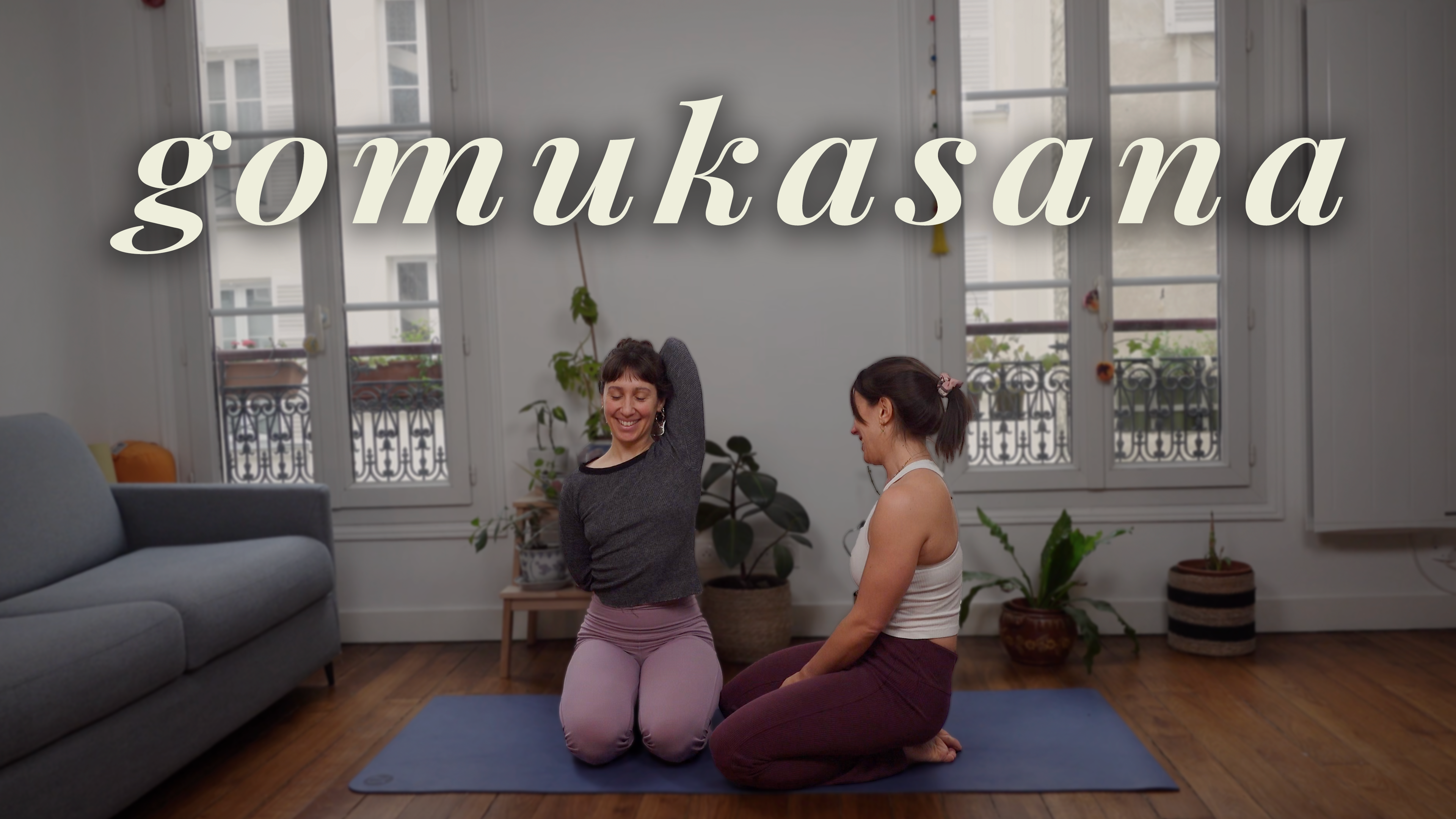 Gomukasana - tuto à deux