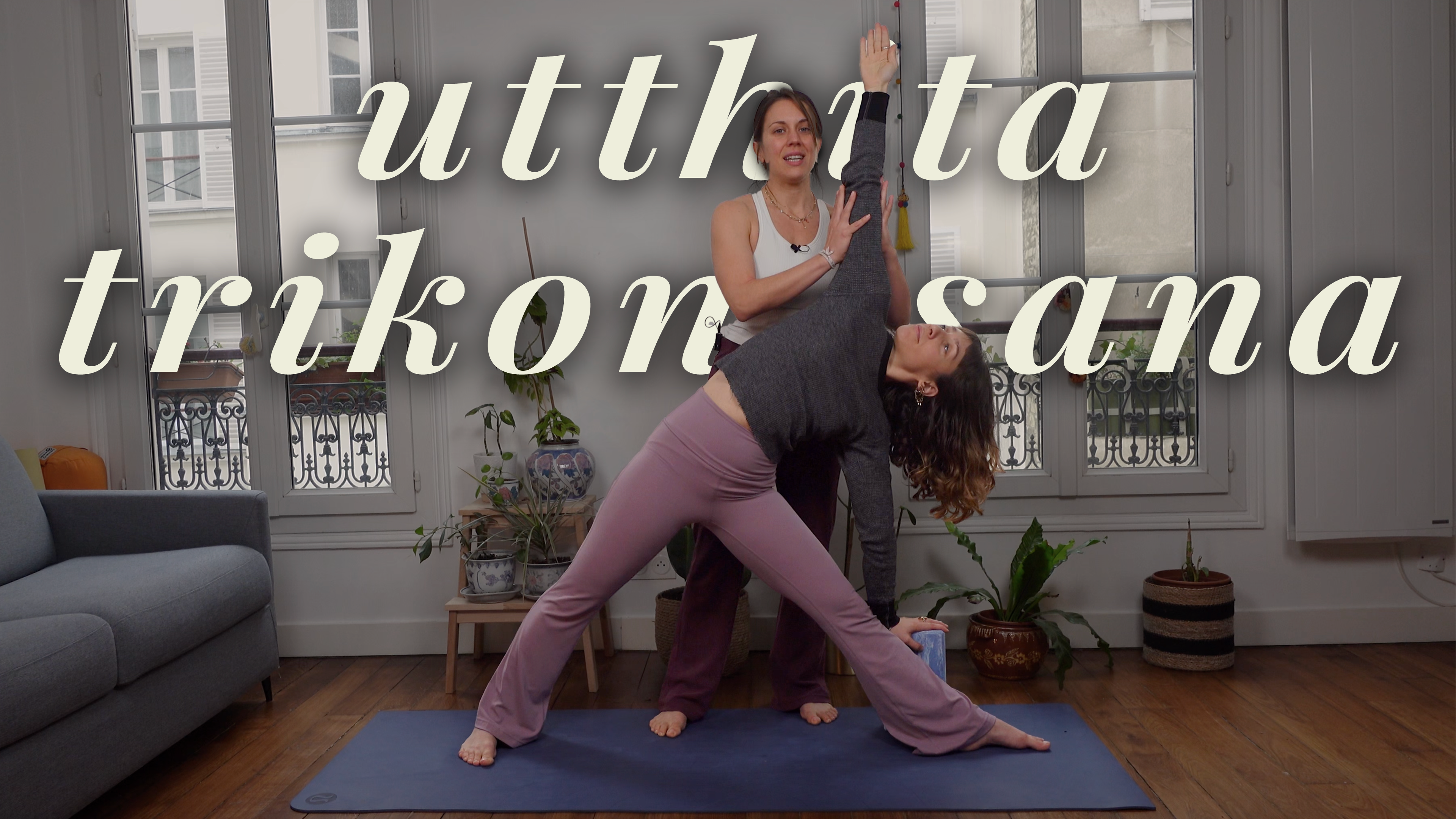 Le triangle étiré - tuto à deux