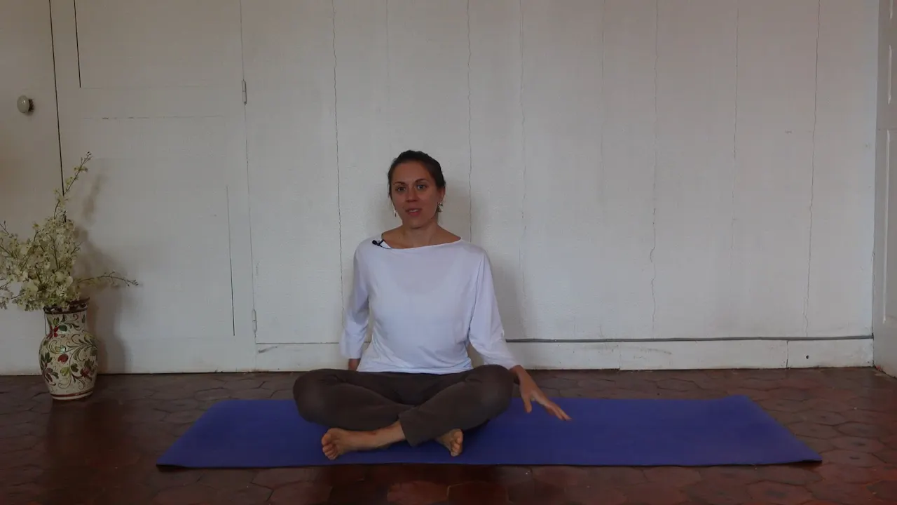 Vignette publique du cours « Yin pour libérer et dénouer le diaphragme », première séance courte de yin yoga conseillée sur Jaima
