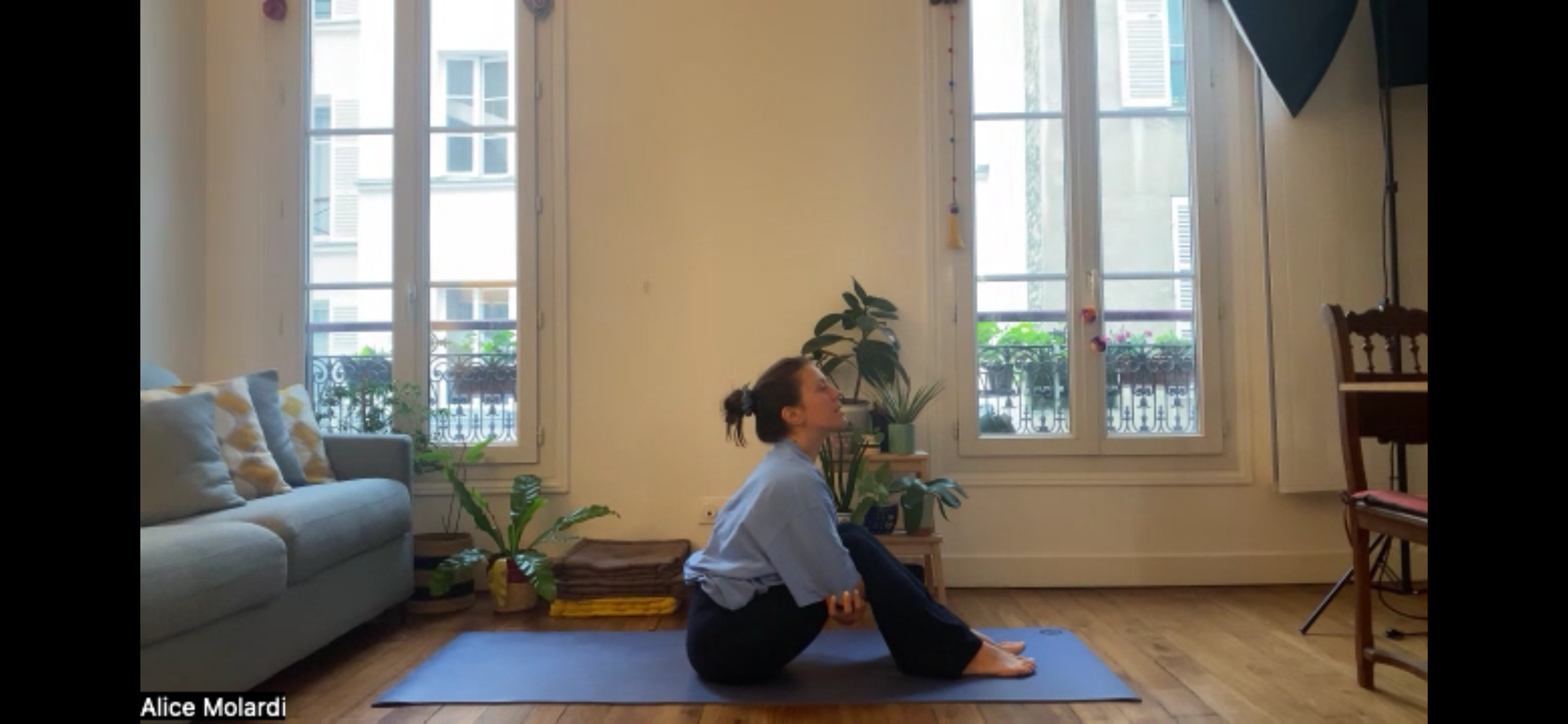 Réveil simple du dos