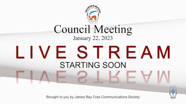 Council Meeting (January 22, 2024)