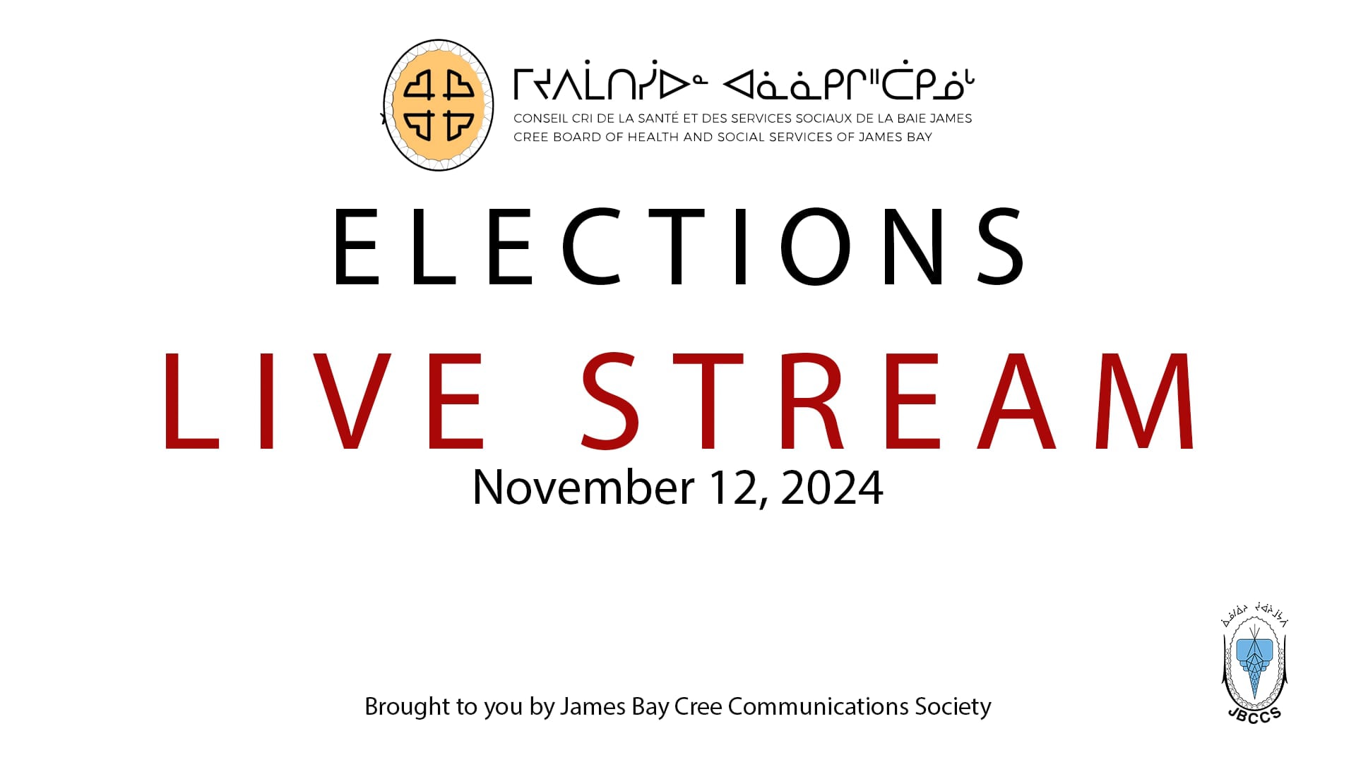 CBHSSJB - Election Day (November 12, 2024)