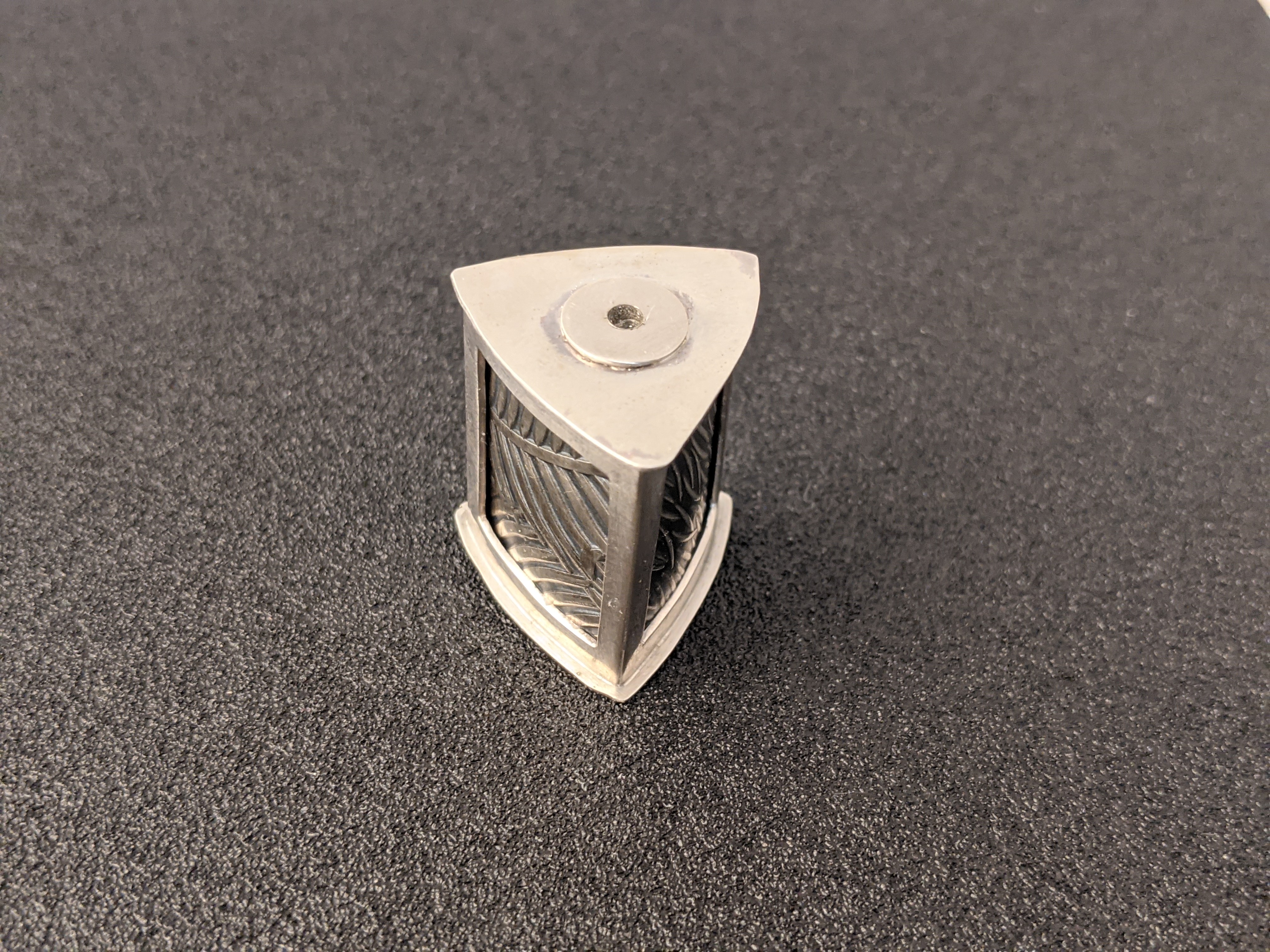 Jewelry III Project - Beaded Necklace Pt. 2 -3 Paneled Bead 1