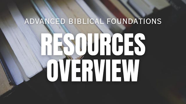 Resources Overview