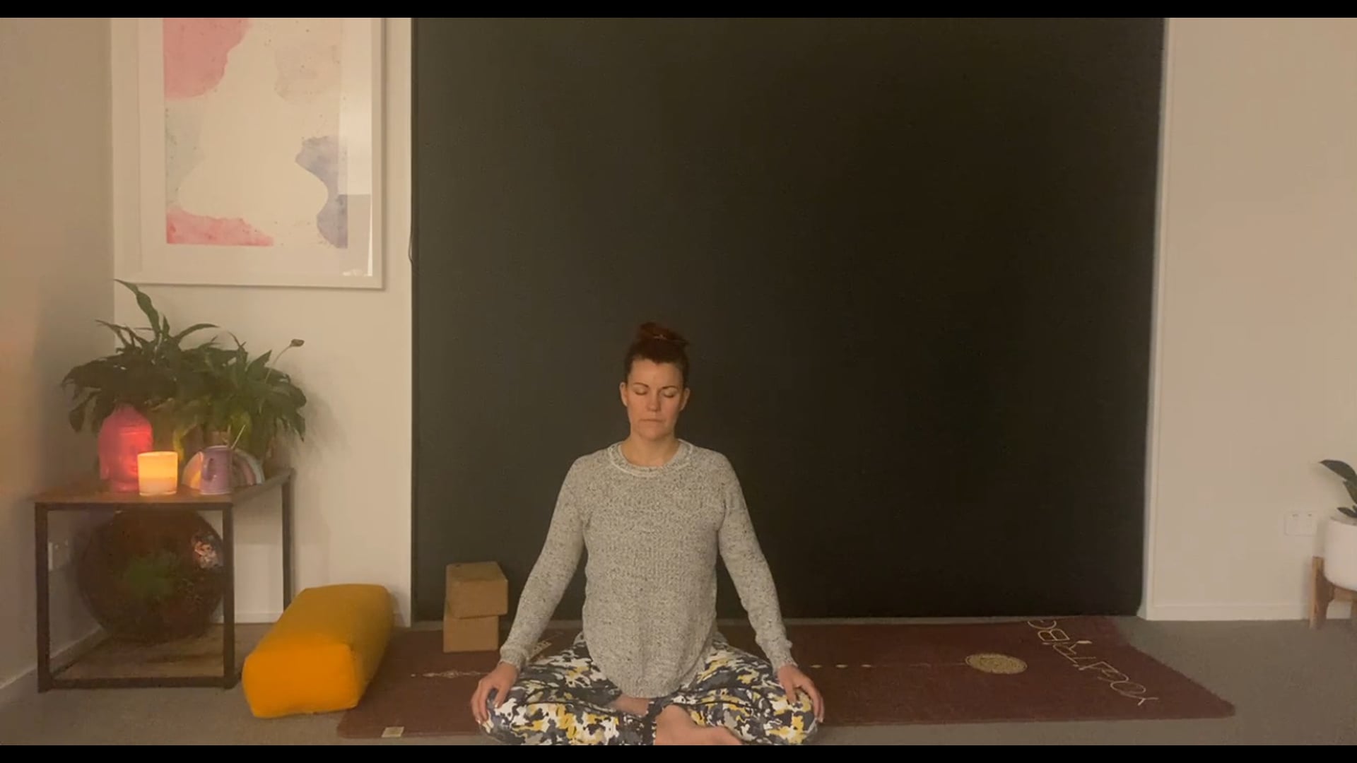 Yin yoga_ Grounding practice with meditation (short version)