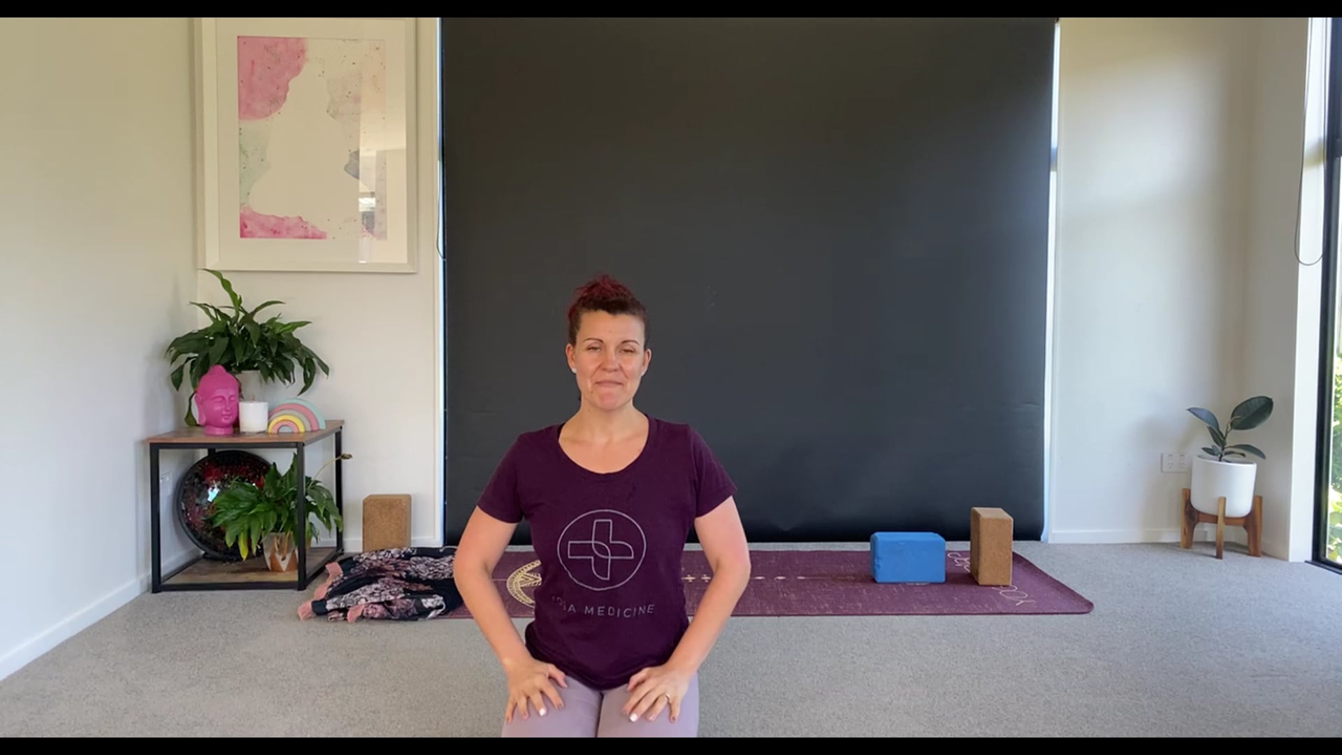 ‘Block fun’ vinyasa