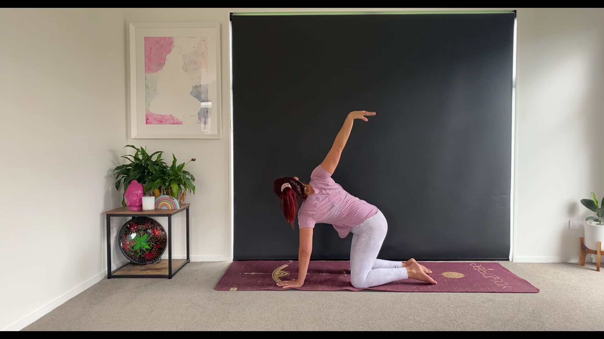 Hatha yoga for neck, chest and shoulders 
