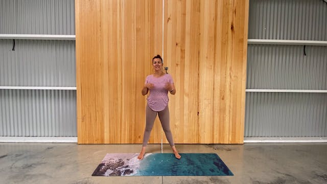 Barre class with a Pilates Snack 