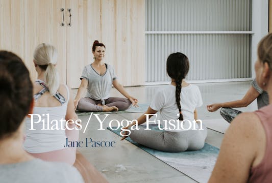 Fusion class, yoga + pilates