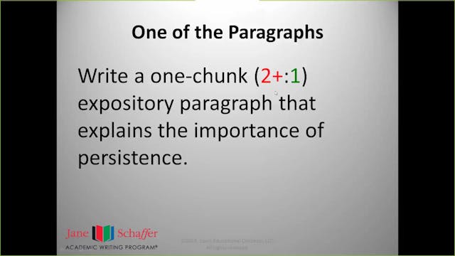 Understanding the Chunk and the Ratio