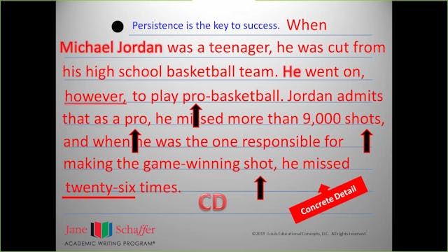 Relevant Concrete Detail