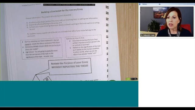 21. Advanced Conclusion 
