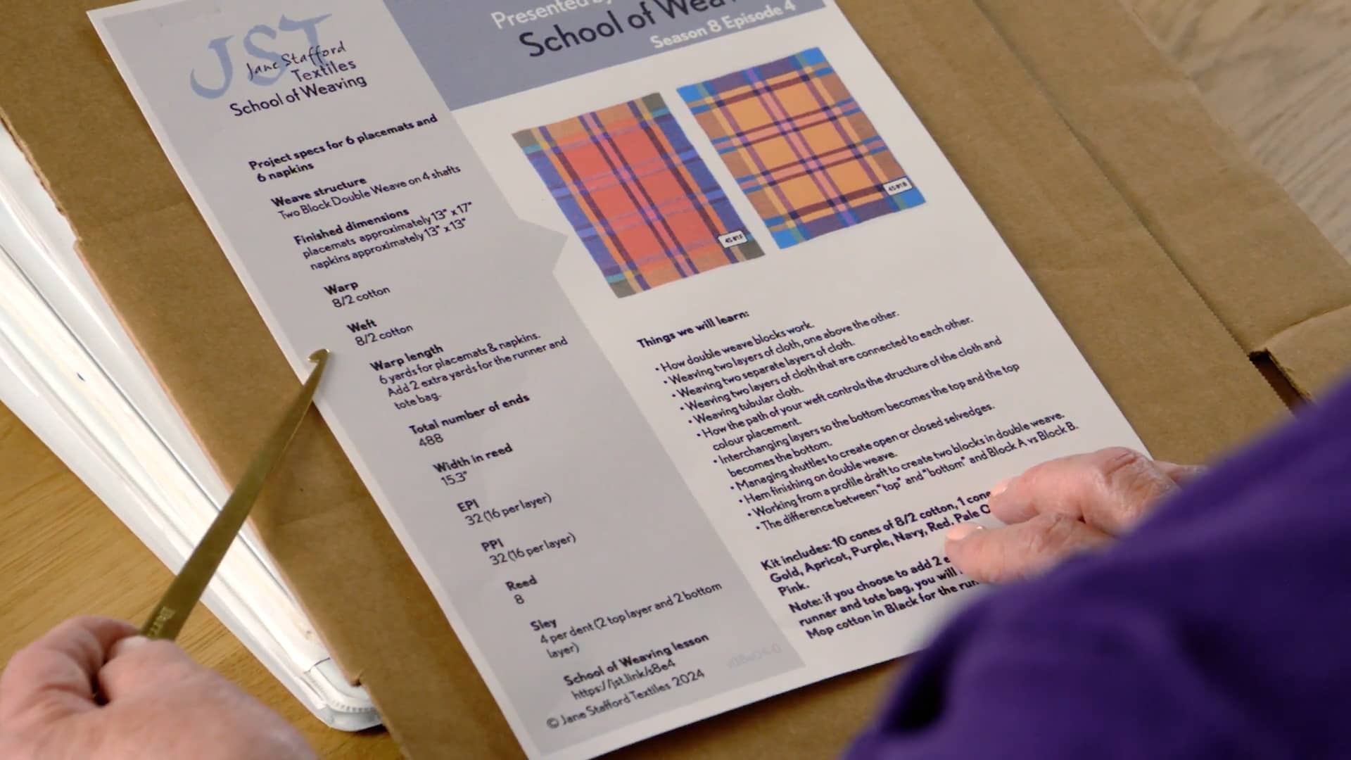8.4.2 - A Look at 4 Shaft PDF Block Double Weave