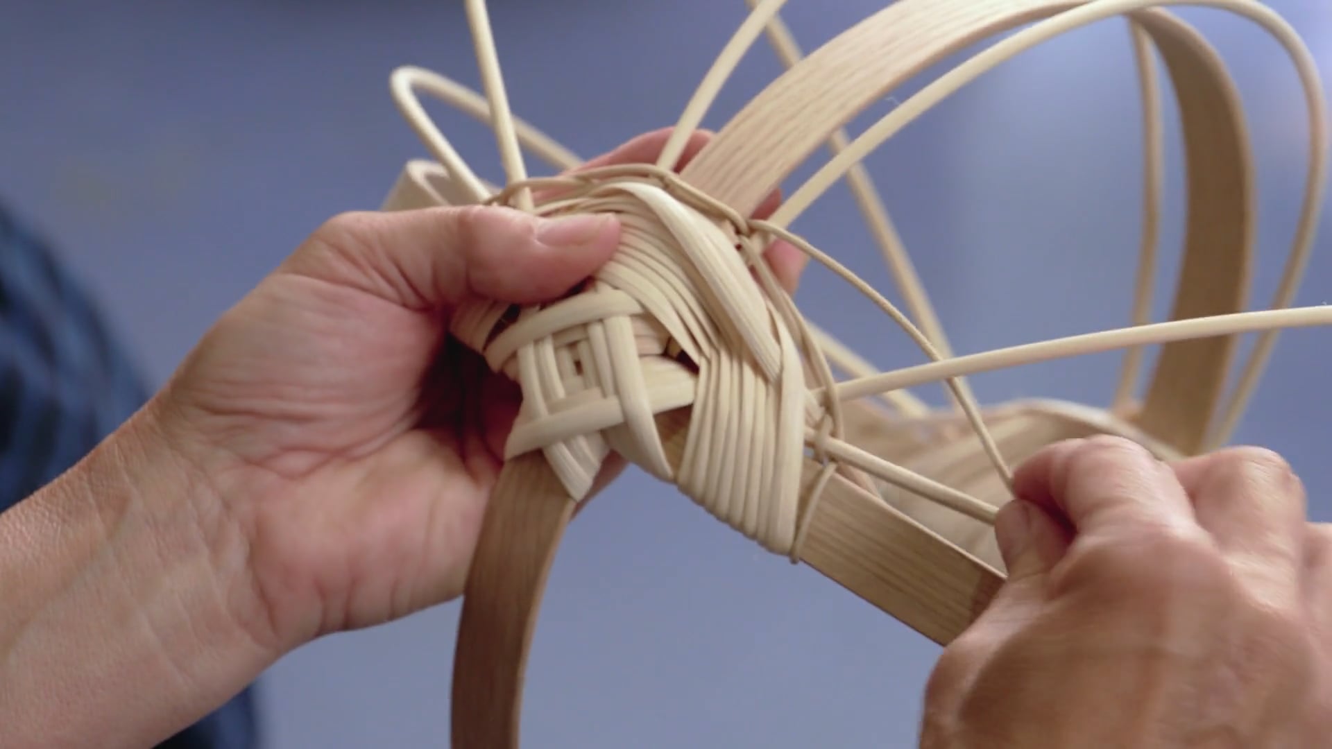 8.6.4 - Anchoring Ribs with #2 Round Reed